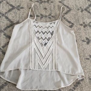 Off white tank top